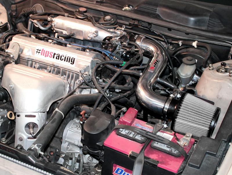 HPS Shortram Air Intake Kit 1999-2001 Toyota Solara 2.2L, Includes Heat Shield, Red