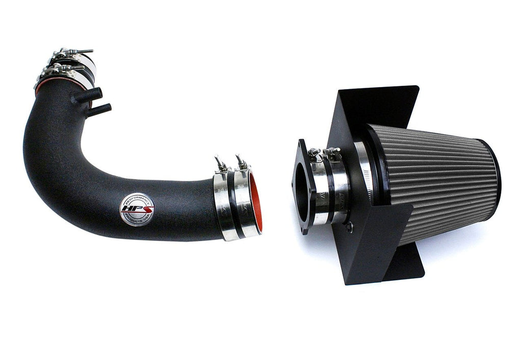 HPS Shortram Air Intake Kit 2004 Ford F150 Heritage 4.6L V8, Includes Heat Shield, Black