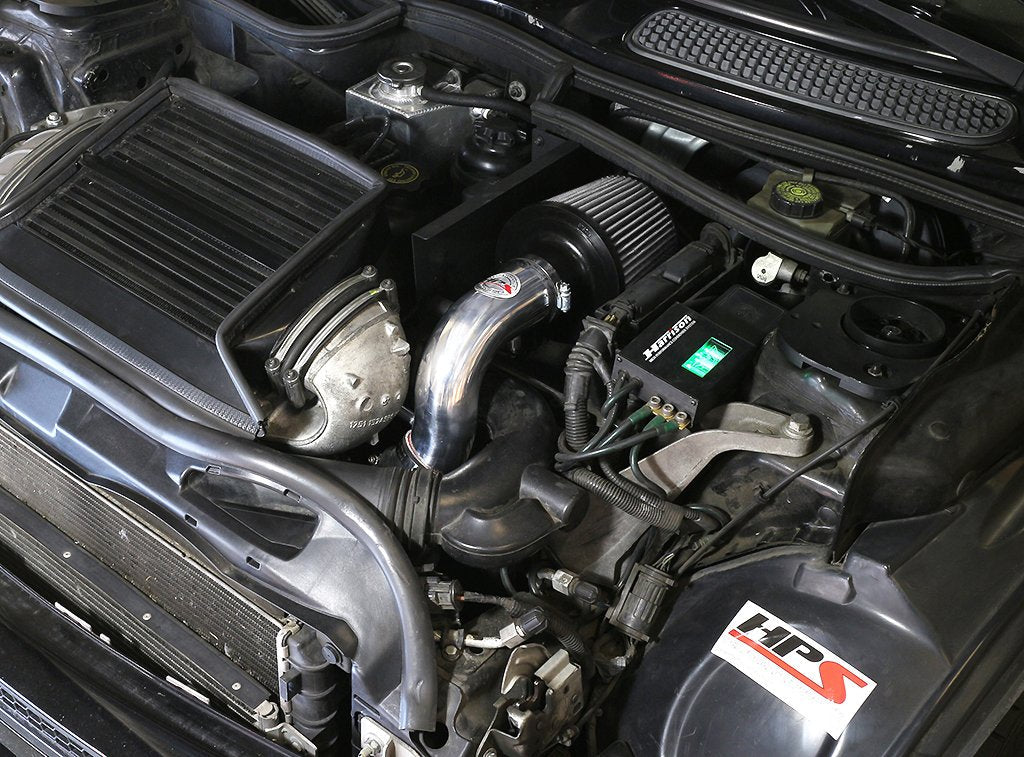 HPS Shortram Air Intake Kit 2003-2006 Mini John Cooper Works JCW 1.6L Supercharged, Includes Heat Shield, Red