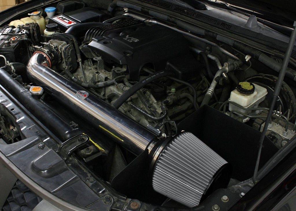 HPS Shortram Air Intake Kit 2005-2015 Nissan Xterra 4.0L V6, Includes Heat Shield, 827-567