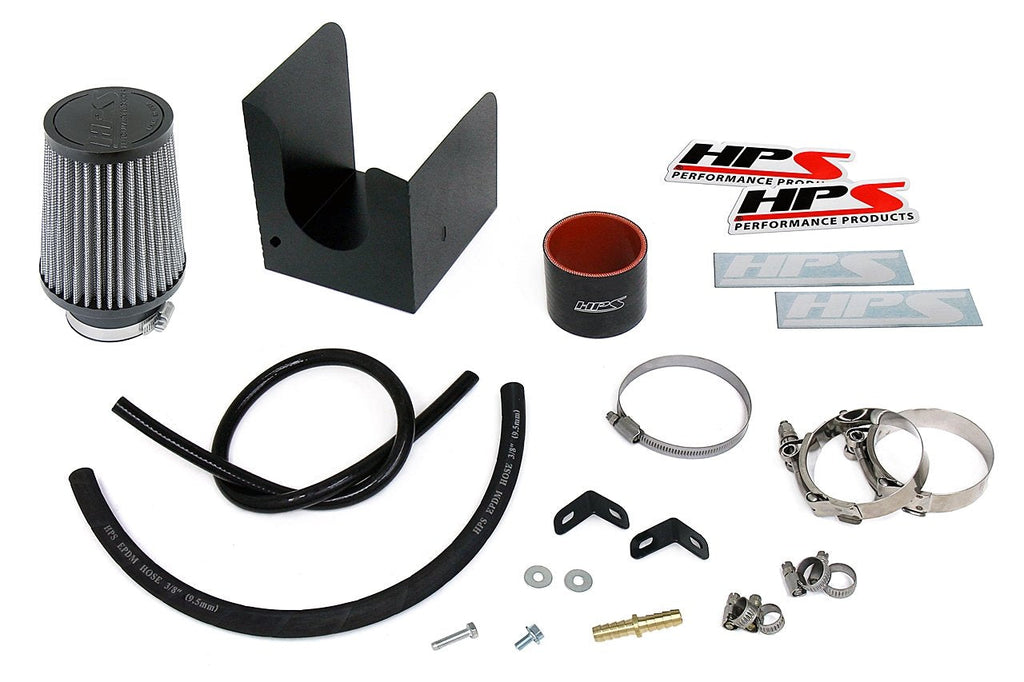 HPS Shortram Air Intake Kit with Heat Shield 2015-2020 Honda Fit 1.5L , 827-704