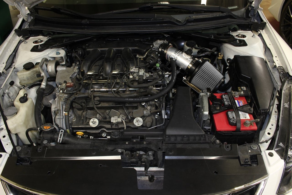 HPS Shortram Air Intake Kit 2007-2012 Nissan Altima V6 3.5L, Includes Heat Shield, Black