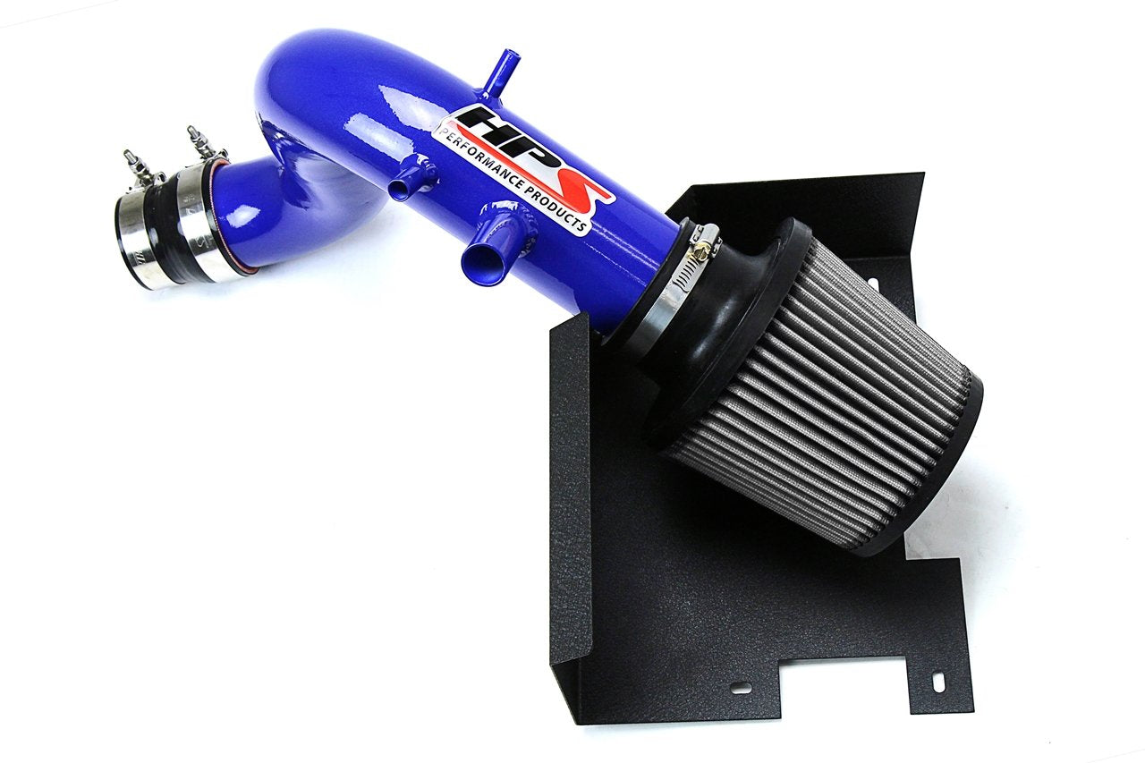 HPS Shortram Air Intake Kit 2011-2014 Hyundai Sonata 2.0L Turbo, Includes Heat Shield, Blue