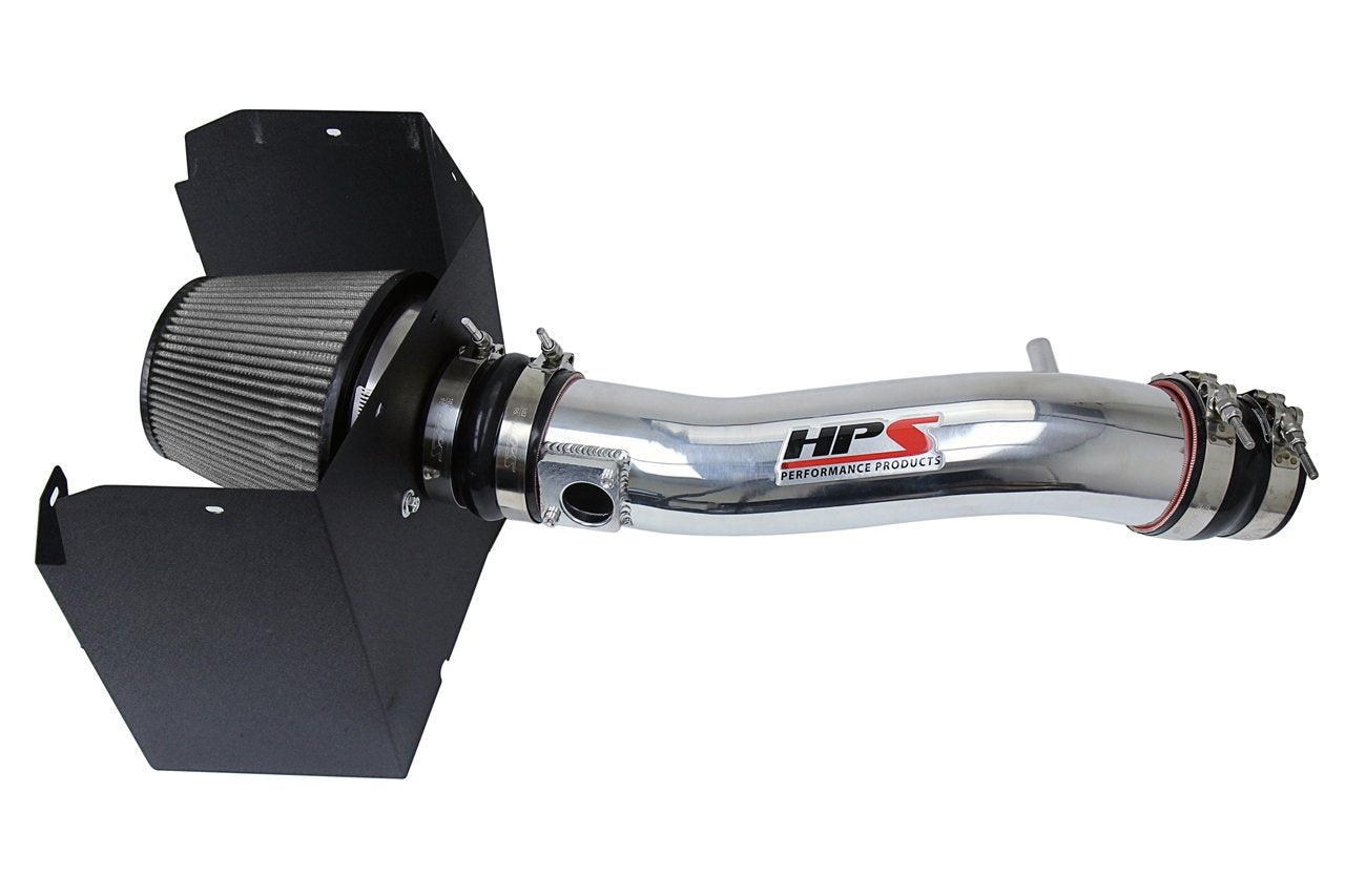 HPS Shortram Air Intake Kit 2016-2019 Toyota Tacoma 3.5L V6, Includes Heat Shield, 827-595