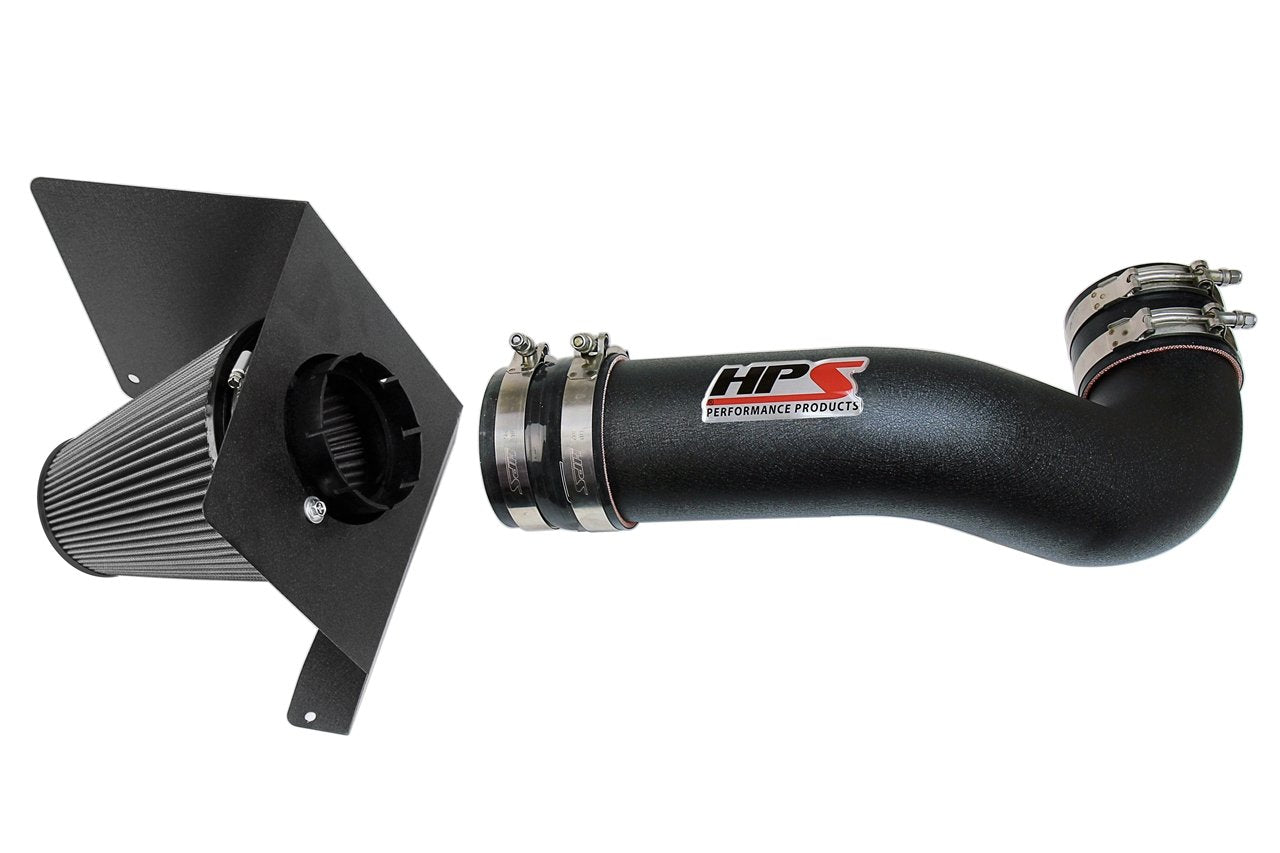HPS Shortram Air Intake Kit 2007-2009 Chevy Cheyenne 2500 5.3L V8, Includes Heat Shield, 827-622