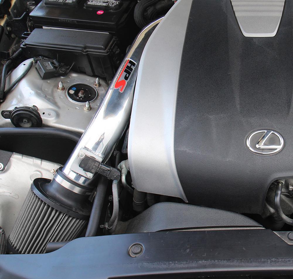HPS Shortram Air Intake Kit 2014-2015 Lexus IS250 2.5L V6, Includes Heat Shield, 827-623