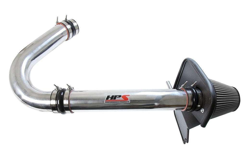 HPS Shortram Air Intake Kit 2011-2018 Dodge Charger 3.6L V6, Includes Heat Shield, Polish