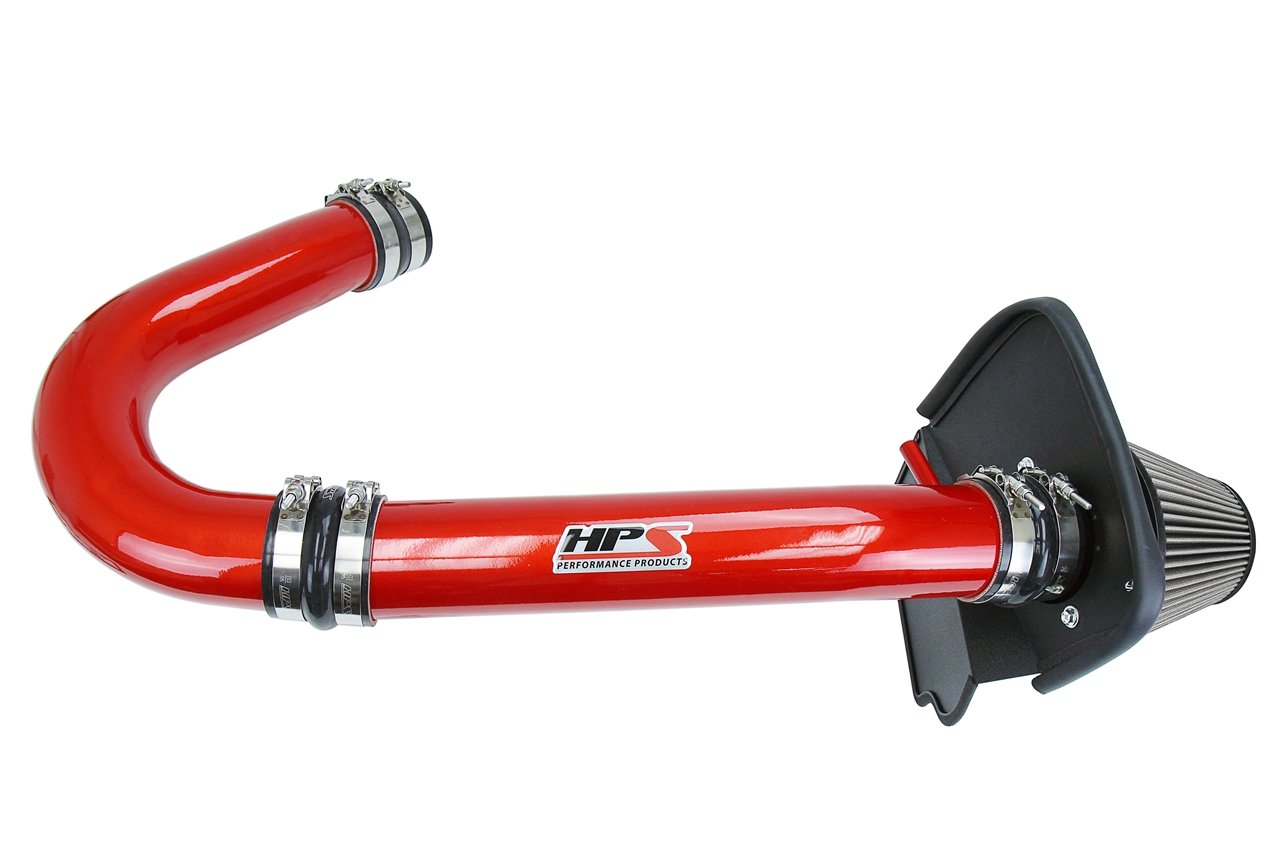 HPS Shortram Air Intake Kit 2011-2018 Dodge Challenger 3.6L V6, Includes Heat Shield, 827-624