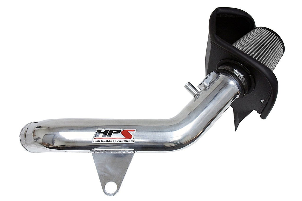HPS Shortram Air Intake Kit 2013-2015 BMW 335i 335ix F31 F34 3.0L Turbo N55, Includes Heat Shield, Polish