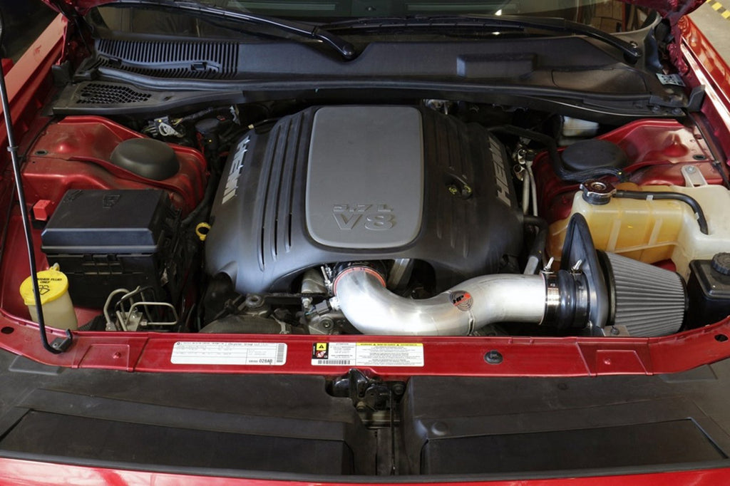 HPS Shortram Air Intake Kit 2005-2010 Chrysler 300C 5.7L V8, Includes Heat Shield, Black
