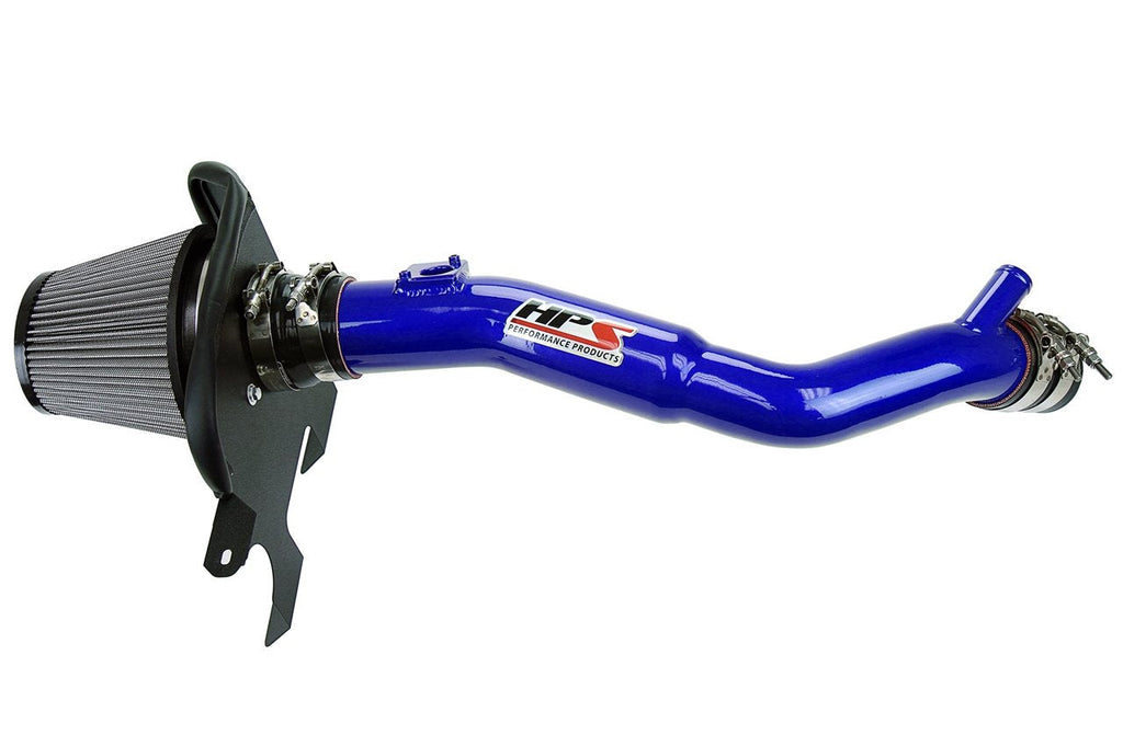 HPS Shortram Air Intake Kit 2018-2019 Lexus IS300 2.0L Turbo, Includes Heat Shield, Blue