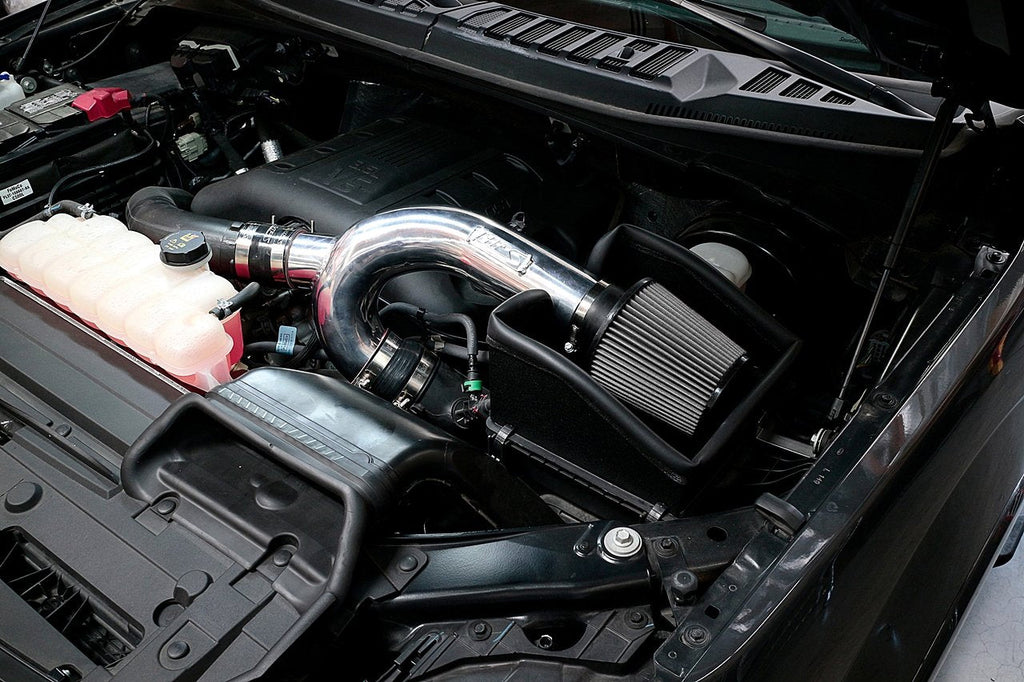 HPS Shortram Air Intake Kit 2015-2020 Ford F150 2.7L Ecoboost Turbo, Includes Heat Shield, 827-634