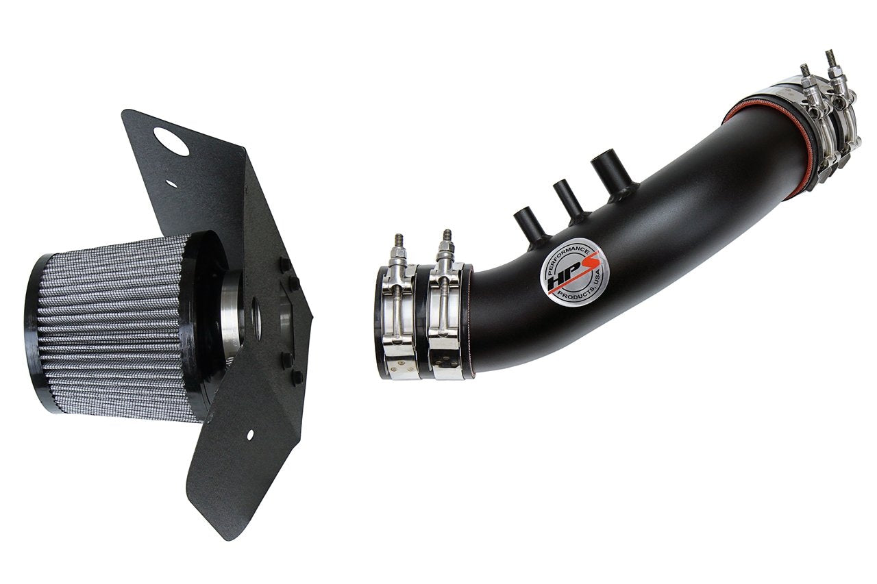 HPS Shortram Air Intake Kit 1989-1995 Toyota 4Runner 3.0L V6, Includes Heat Shield, Black