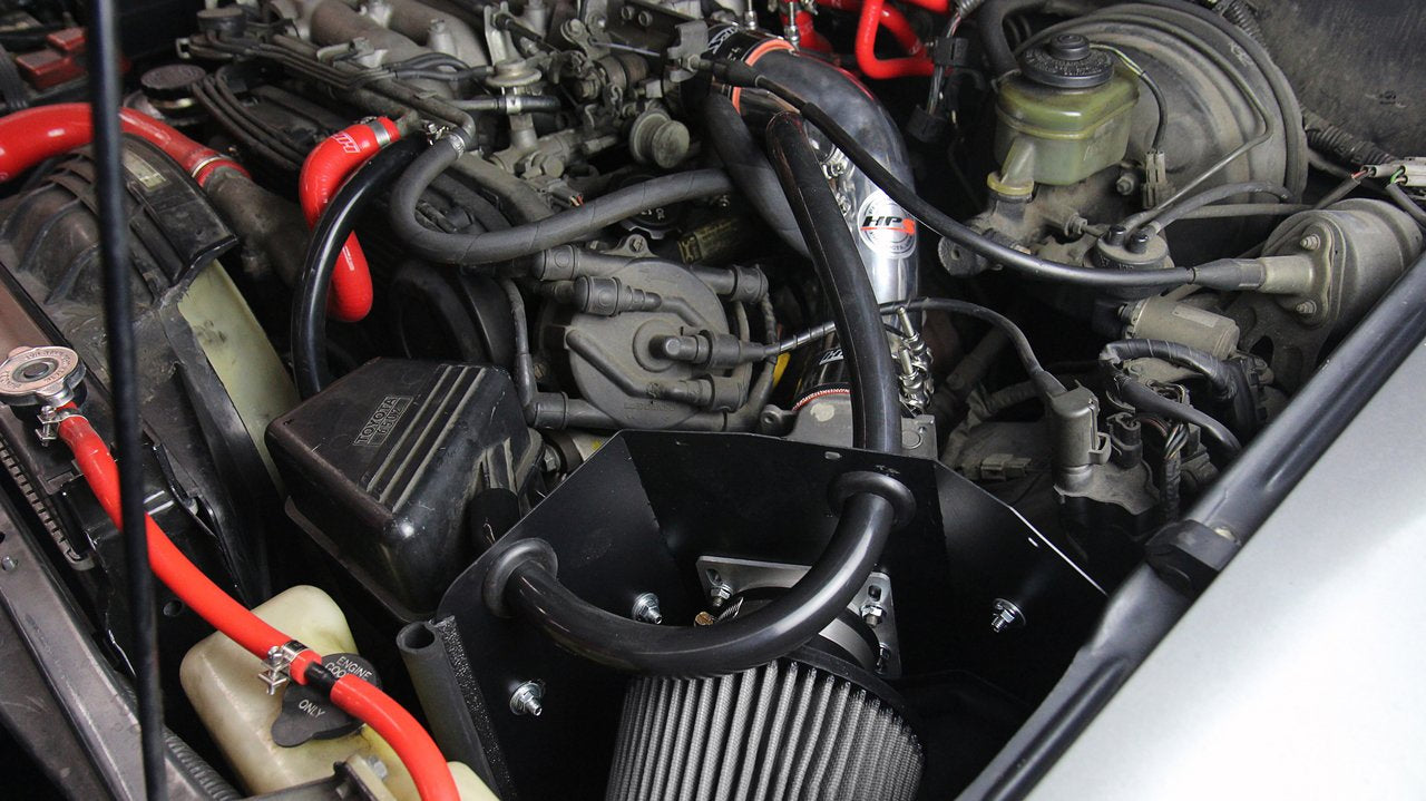 HPS Shortram Air Intake Kit 1989-1995 Toyota 4Runner 3.0L V6, Includes Heat Shield, Polish