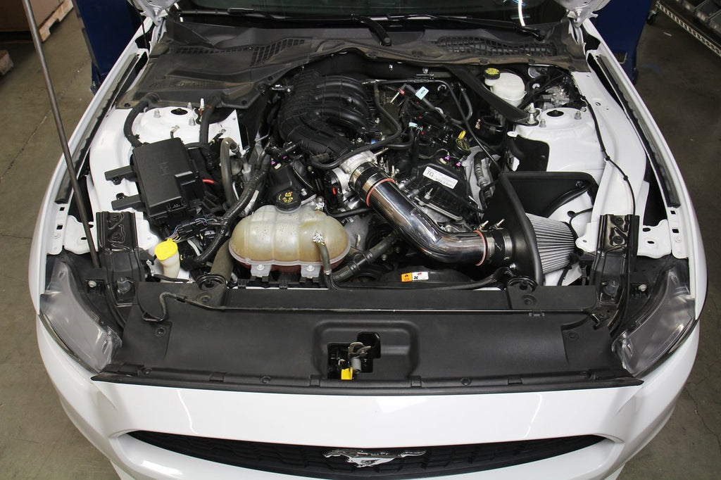 HPS Shortram Air Intake Kit 2015-2017 Ford Mustang 3.7L V6, Includes Heat Shield, 827-638