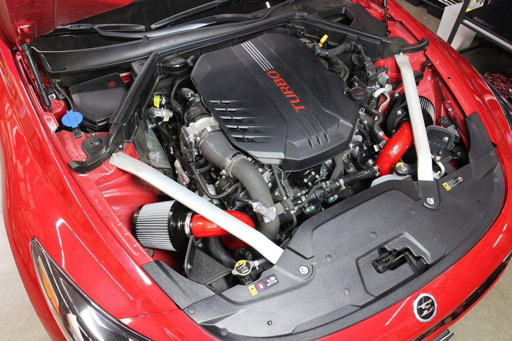HPS Shortram Air Intake Kit 2018-2022 Kia Stinger 3.3L V6 Twin Turbo, Includes Heat Shield, 827-672