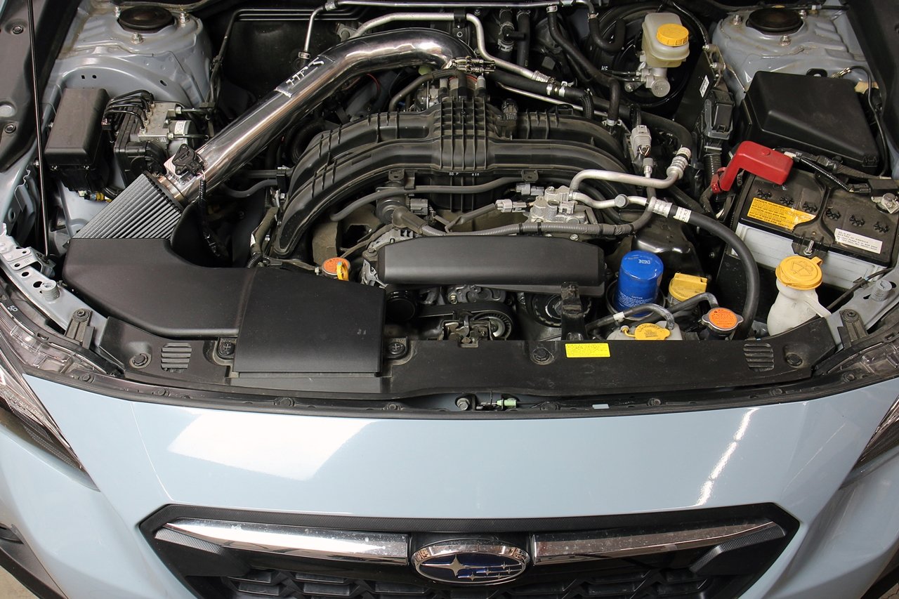 HPS Shortram Air Intake Kit with Heat Shield Subaru 2017-2024 Impreza 2.0L Non Turbo, 827-684
