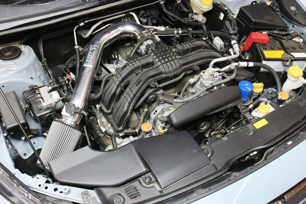 HPS Shortram Air Intake Kit with Heat Shield Subaru 2017-2024 Impreza 2.0L Non Turbo, 827-684
