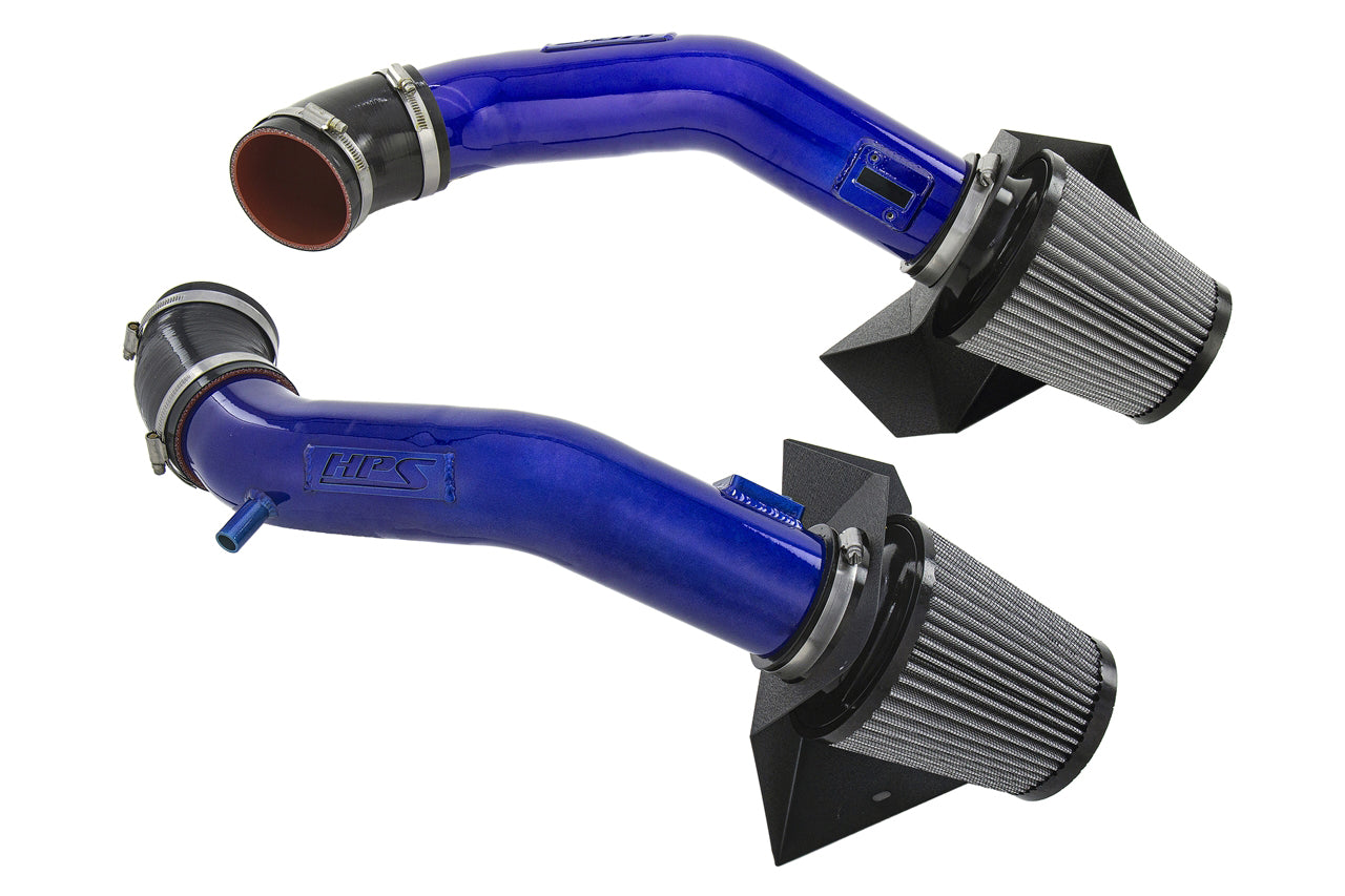 HPS Shortram Air Intake Kit 2014-2019 Infiniti Q70 5.6L V8, Includes Heat Shield, 827-688
