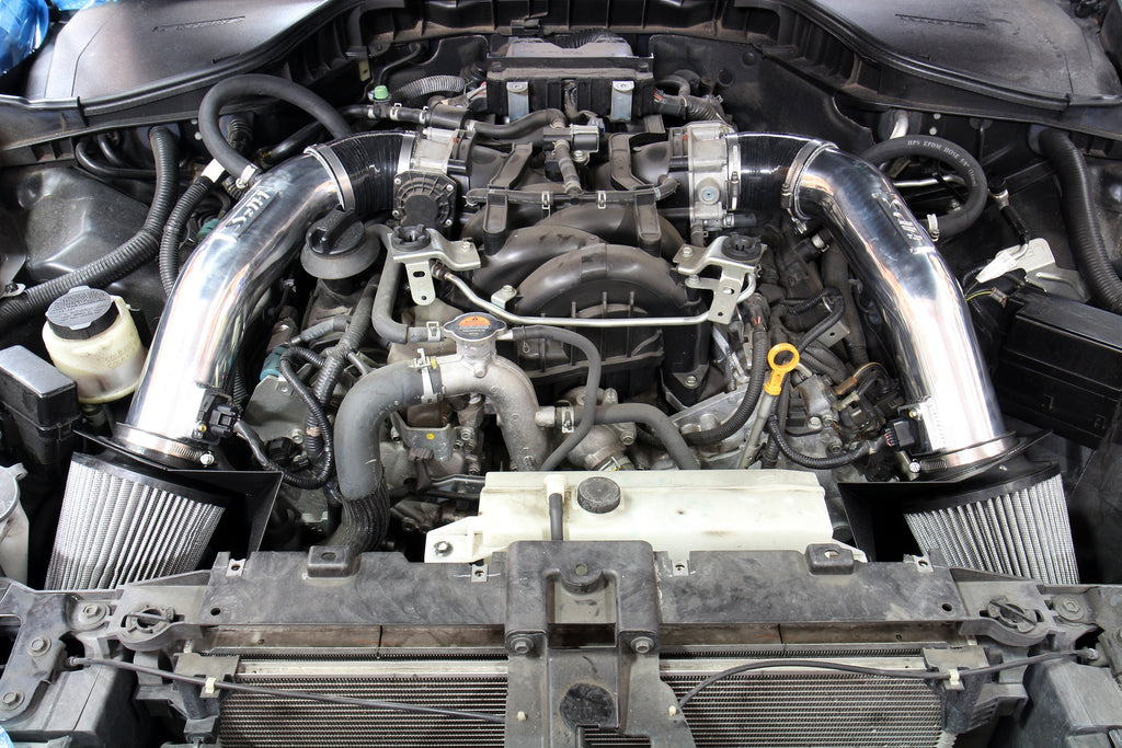 HPS Shortram Air Intake Kit 2011-2013 Infiniti M56 5.6L V8, Includes Heat Shield, 827-688