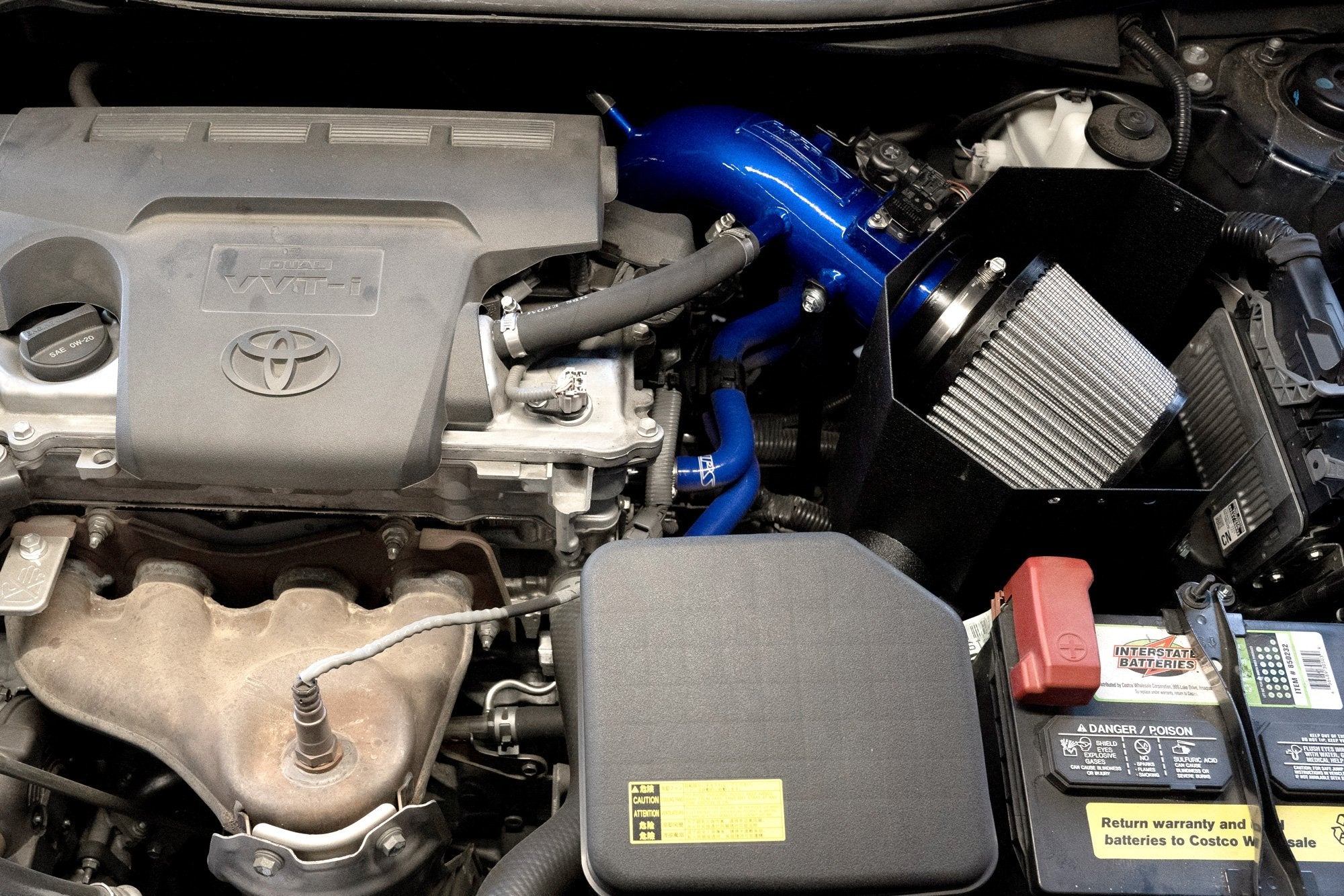 HPS Shortram Air Intake Kit Toyota 2012-2017 Camry 2.5L, Includes Heat Shield, 827-691