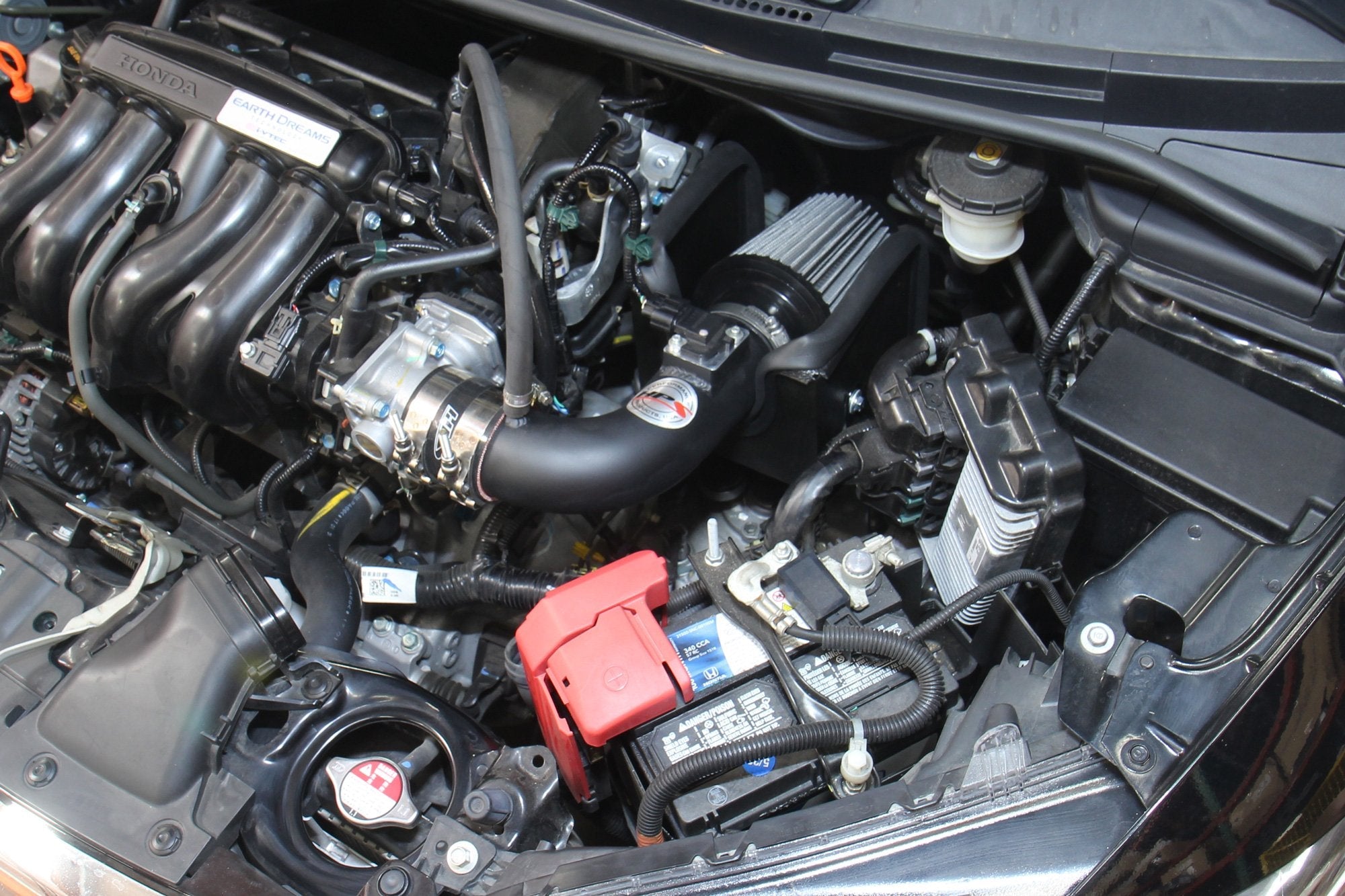 HPS Shortram Air Intake Kit with Heat Shield 2015-2020 Honda Fit 1.5L , 827-704