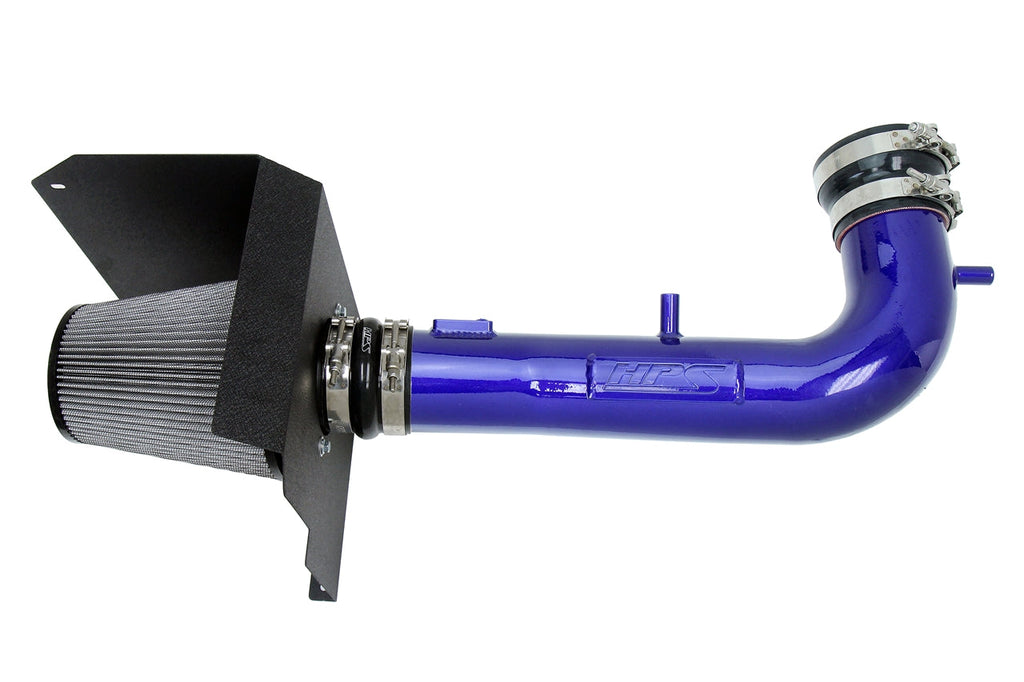 HPS Air Intake Kit 2014-2018 Chevy Silverado 1500 6.2L V8, Includes Heat Shield, 827-707