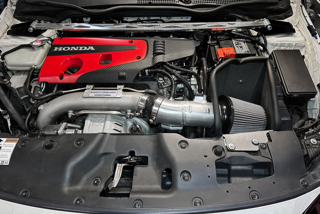 HPS Air Intake Kit with Heat Shield, 2017-2021 Honda Civic Type R 2.0L Turbo FK8, 827-736