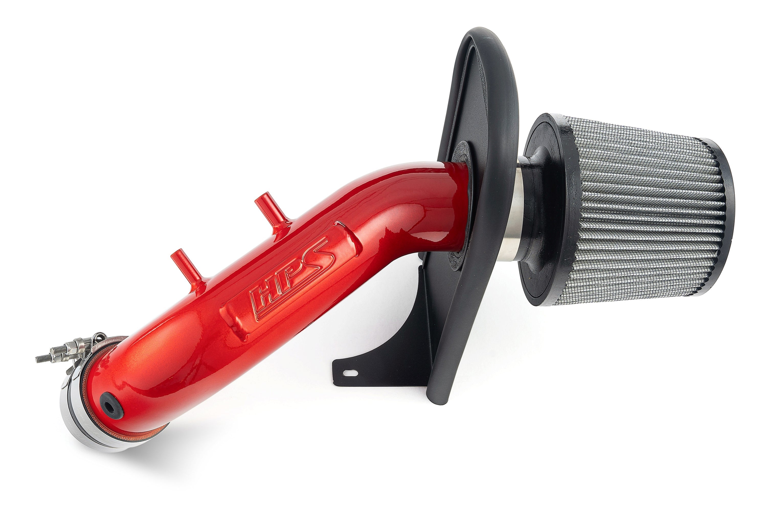 HPS Air Intake Kit with Heat Shield, 2003-2006 Honda Accord 2.4L without MAF sensor, 827-737