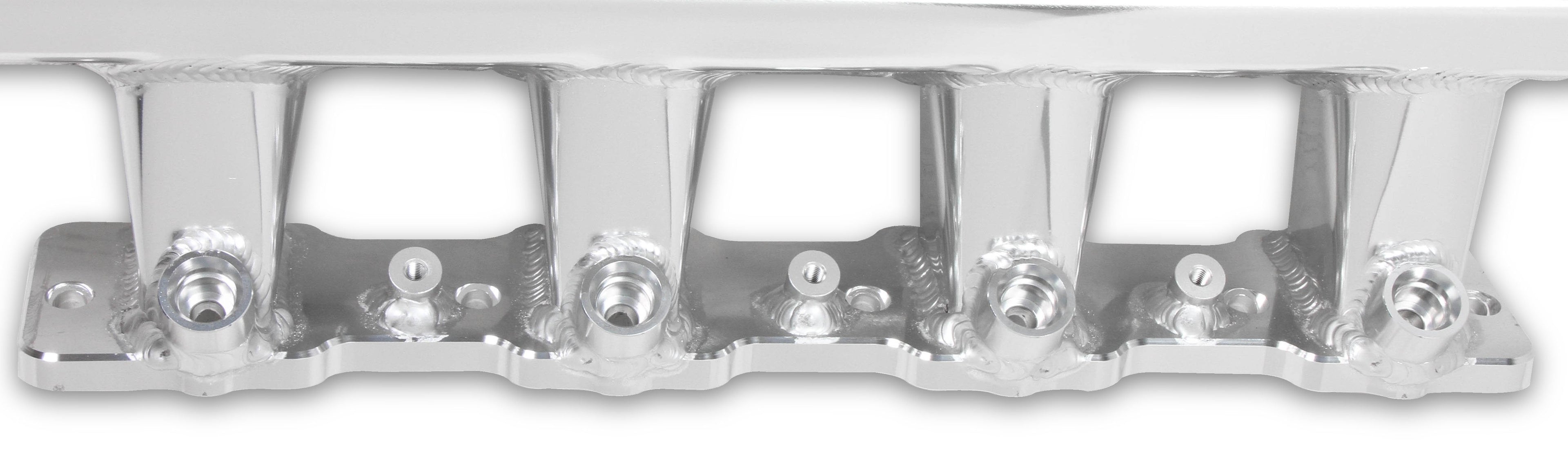 Hi-Ram Sheet Metal Fabricated Intake Manifold LS7 102mm Throttle Body opening + Fuel Rail Kit Silver with Sniper logo -Low Profile