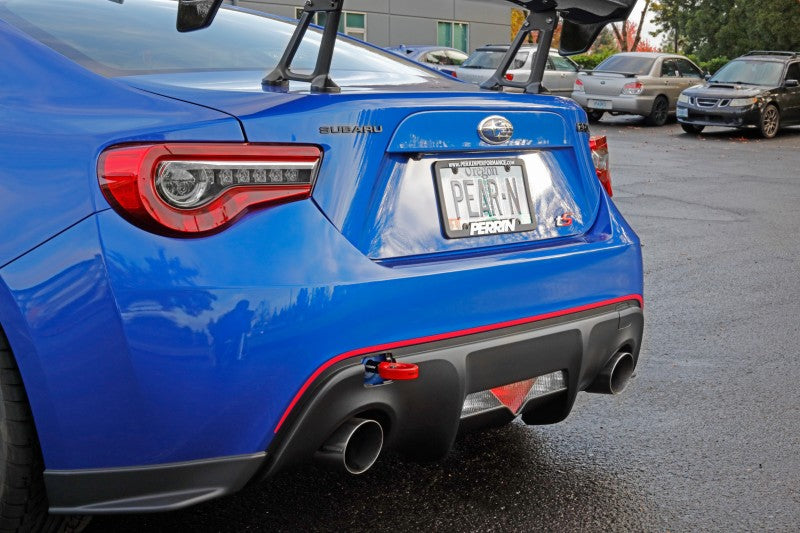 Perrin [13-22 BRZ, 13-16 FRS, 17-21 GT86, 2022 GR86] Rear Tow Hook Red | PSP-BDY-255RD