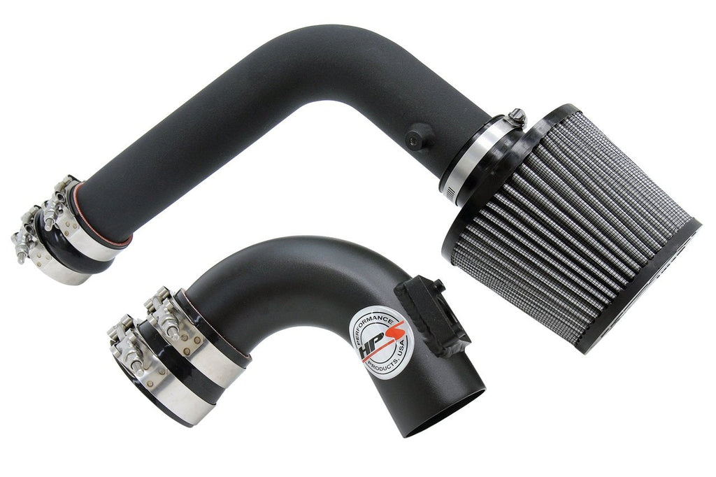 HPS Cold Air Intake Kit 2006-2007 Mazda Mazda5 2.3L Non Turbo, Converts to Shortram, Black