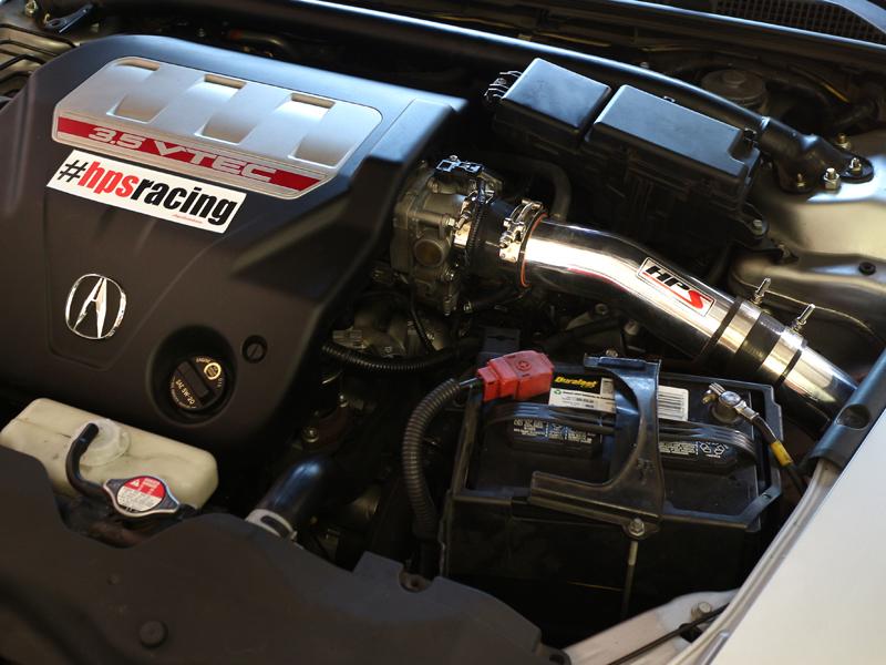 HPS Cold Air Intake Kit 2004-2008 Acura TL 3.2L V6, Converts to Shortram, Polish