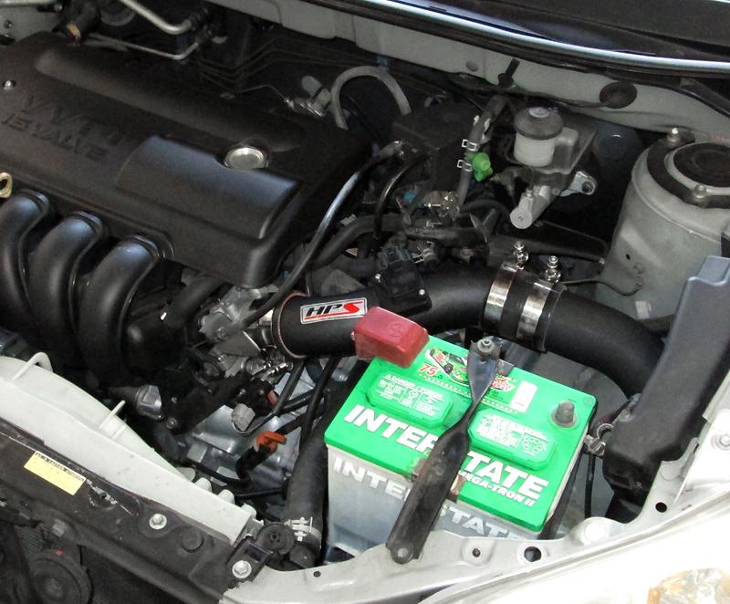 HPS Cold Air Intake Kit 2003-2004 Toyota Matrix XR 1.8L, Converts to Shortram, Black