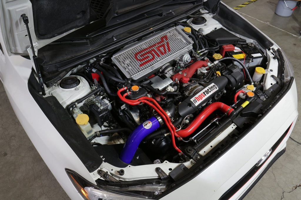 HPS Cold Air Intake Kit 2015-2017 Subaru WRX STI 2.5L Turbo, Blue