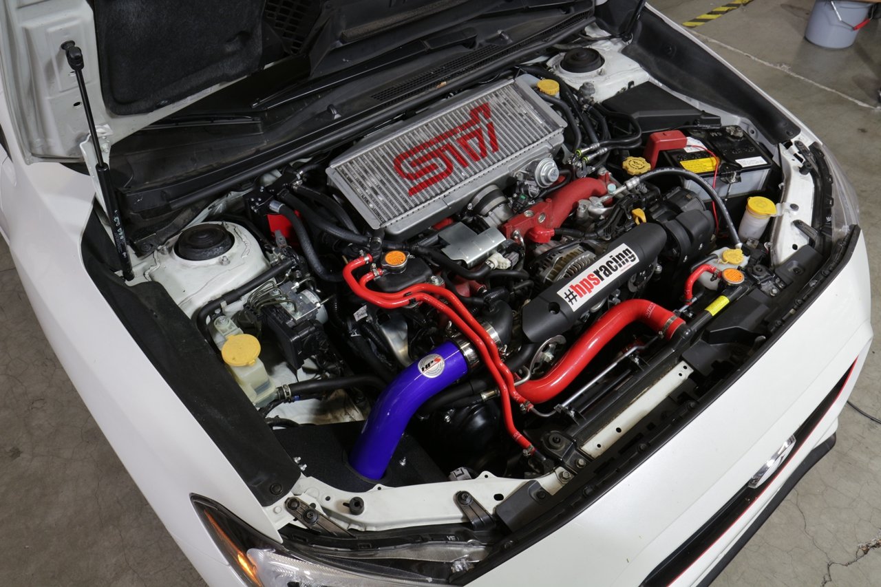 HPS Cold Air Intake Kit 2015-2017 Subaru WRX STI 2.5L Turbo, Blue