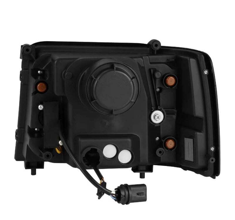 AlphaRex 92-96 Ford F-Series/Bronco NOVA-Series LED Proj Headlight Bk w/Actv Light SeqSig & SBDRL 880299