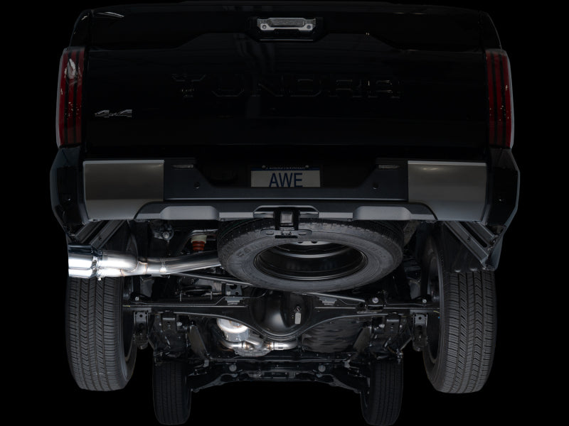 AWE Tuning AWE 0FG Exhaust for 3rd Gen Toyota Tundra - Dual Chrome Silver Tips 3015-32063