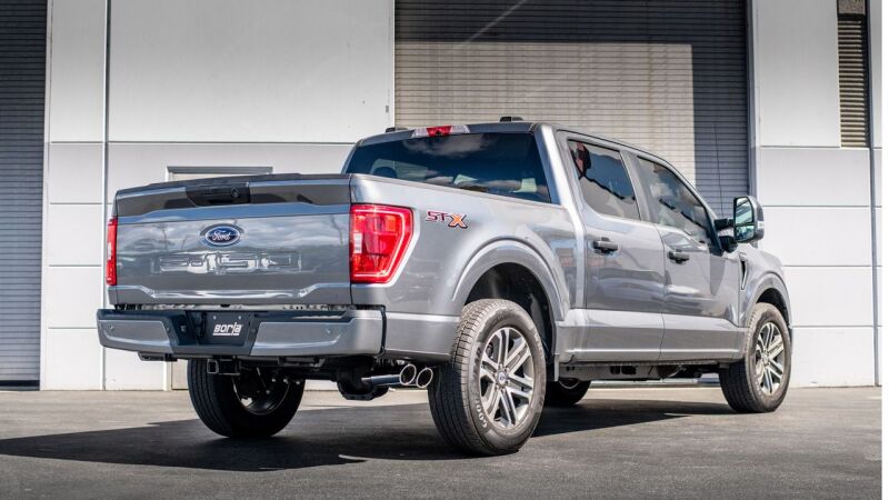 Borla F-150 2021 5.0L 4dr CC SB EC STB Lariat/KR/Platinum/LTD 3/2.25 DSE Cat-Back ATAK CHR Tips 140875