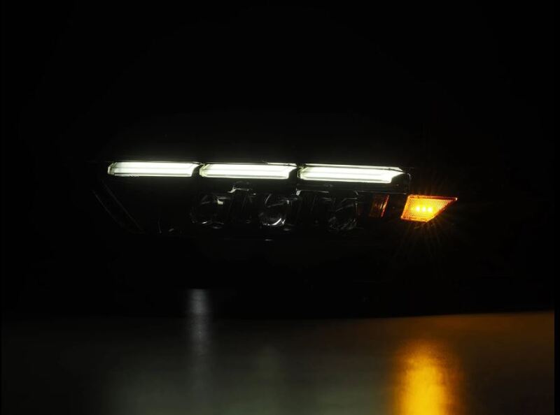 AlphaRex 15-17 Ford Mustang NOVA LED Proj Headlights Alpha Black w/Activ Light/Seq Signal/Switch DRL 880261