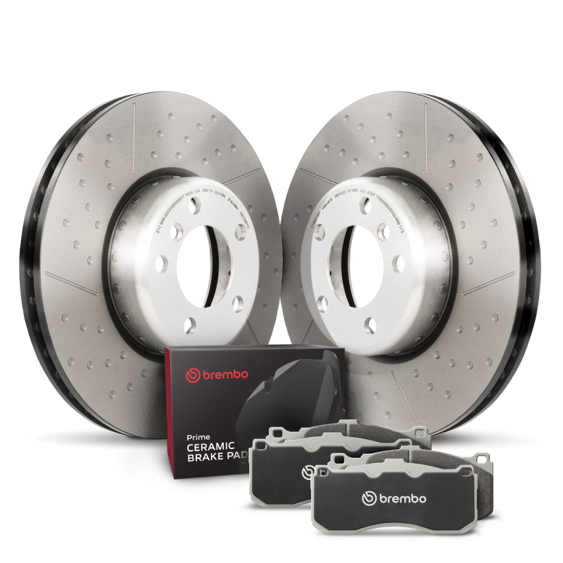 Brembo OE 12-15 BMW 335i/14-16 335i GT xDrive/13-15 335i xDrive/16-18 340i Front Disc Brake Kit KT00B73