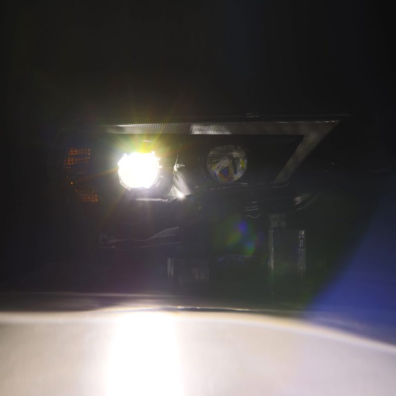 AlphaRex 14-20 Toyota 4Runner LUXX LED Proj Headlights Black w/Activ Light/Seq Signal/DRL 880849