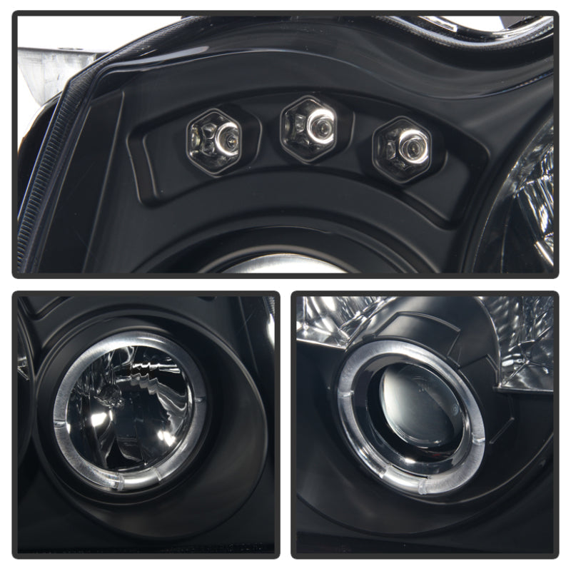 Spyder Jeep Grand Cherokee 05-07 Projector Headlights LED Halo LED Blk Smke PRO-YD-JGC05-HL-BSM 5078551