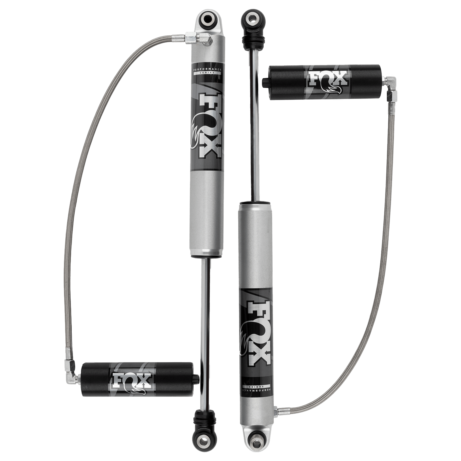 FOX 2.0 Remote Reservoir Front Shock | Performance Series | 2-3 Inch Lift | Wrangler JL (18-24)