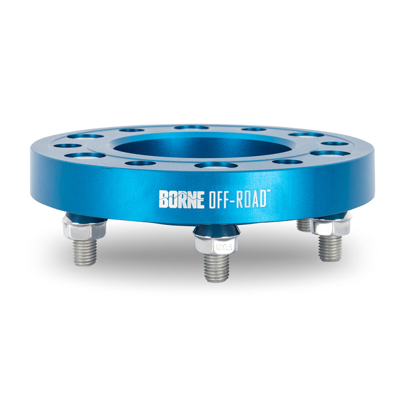 Borne Off-Road Wheel Spacers - 6x139.7 - 93.1 - 30mm - M12 - Blue BNWS-001-300BL