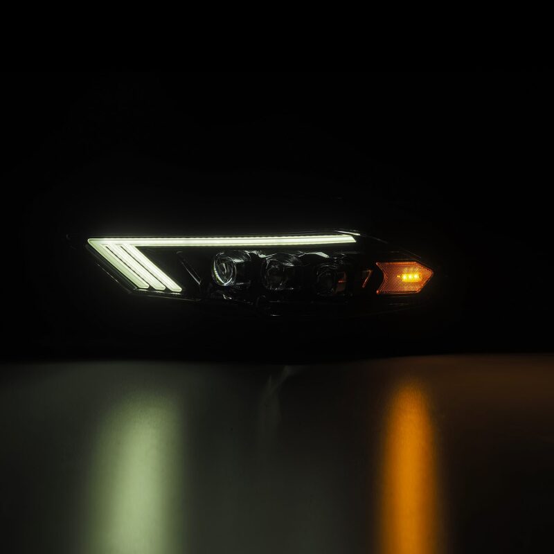 AlphaRex 18-22 Ford Mustang NOVA-Series LED Projector Headlights Alpha-Black 880257