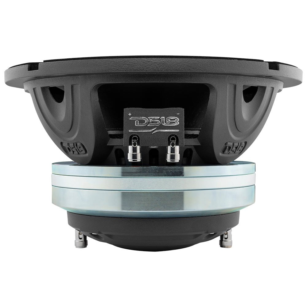 8" Neodymium Coaxial Hybrid Mid-Bass Water resistant Carbon Fiber Cone Loudspeaker with Built-in Driver  400 Watts Rms 8-Ohm
