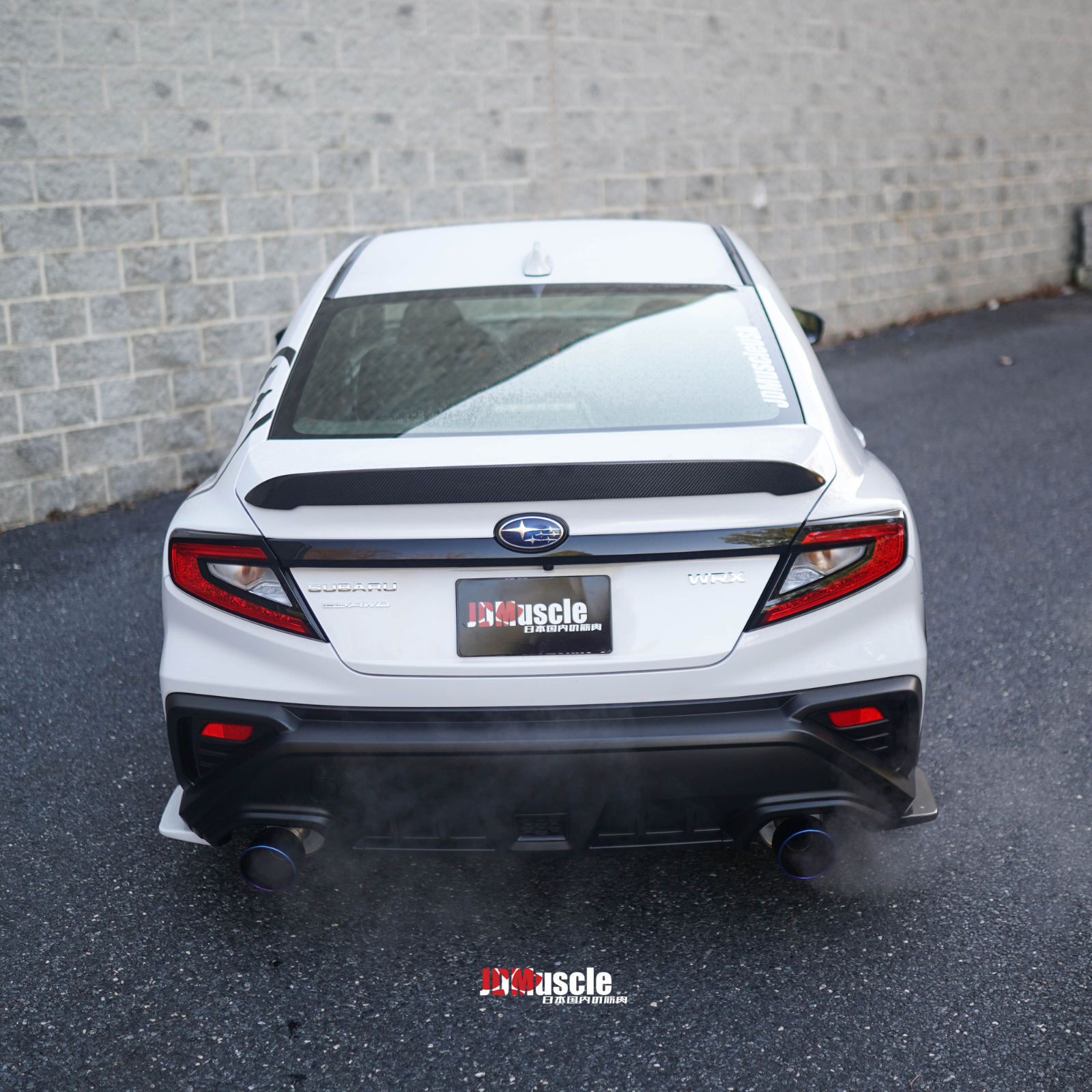 JDMuscle [22-25 WRX] Tanso Carbon Fiber Duck Bill V1