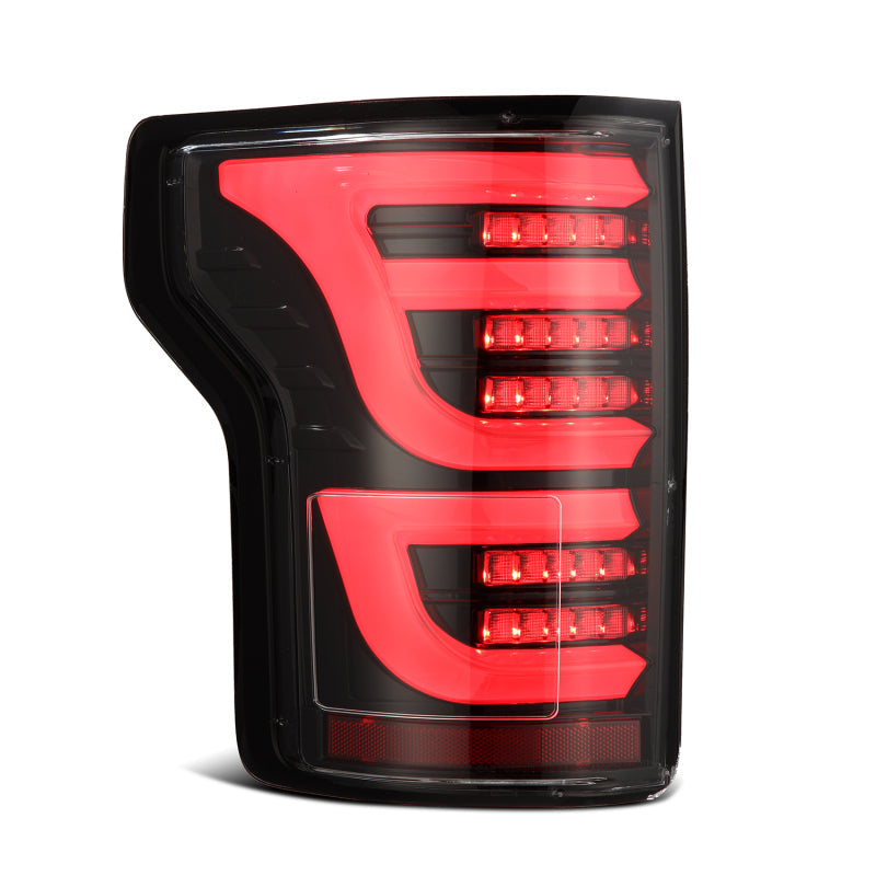 AlphaRex 15-20 Ford F150 Luxx-Series LED Tail Lights Alpha-Black 652030
