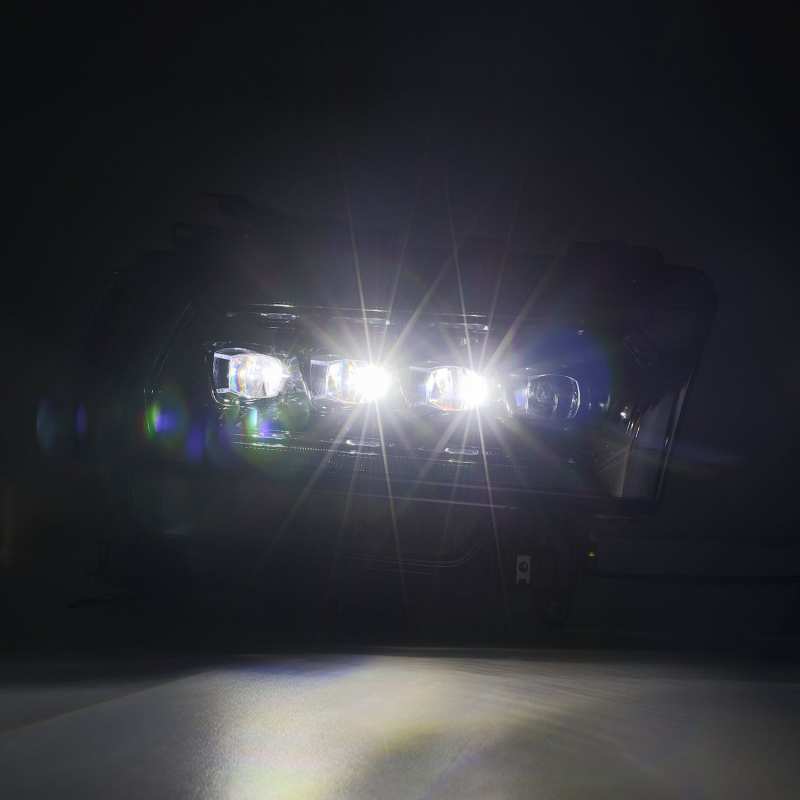 AlphaRex 19-21 Ram 2500 NOVA LED Proj Headlights Plank Style Alpha Blk w/Activ Light/Seq Signal/DRL 880552